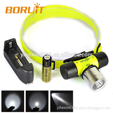 Rotatable Factory Outlet LED Headlamp for Diving / Swiming
